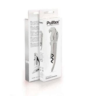 Pulltex ClickCut vyno atidarytuvas ipakavimas chromo