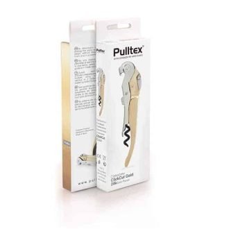 Pulltex ClickCut vyno atidarytuvas ipakavimas auksinis