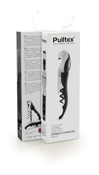 Kamščiatraukis Pulltap profesionalus dviejų žingsnių Pulltex juodas