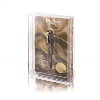 Pulltex corkscrew with amber Swarovski crystals in box