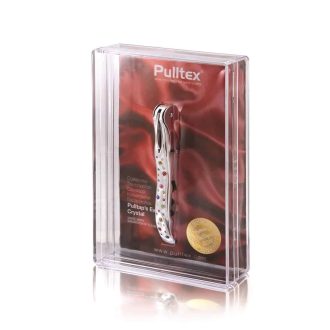 Pulltex corkscrew with colorfull Swarovski crystals in box