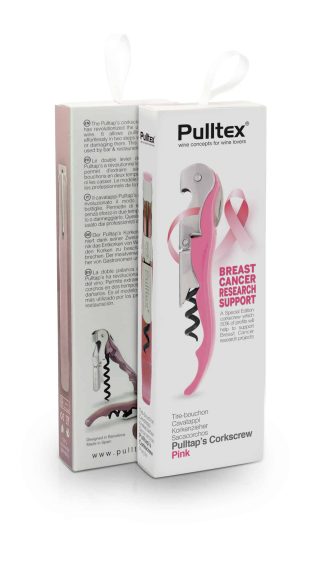 Pulltex Breast cancer research support pink corkscrew